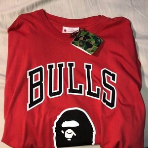 Bape Bulls tee collaboration shirt